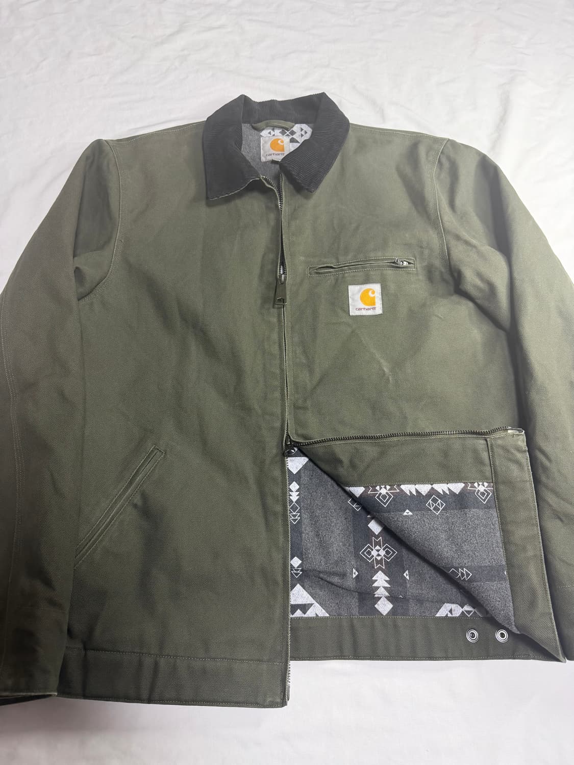 칼하트 디트로이트 올리브 다크그린 상품이미지3