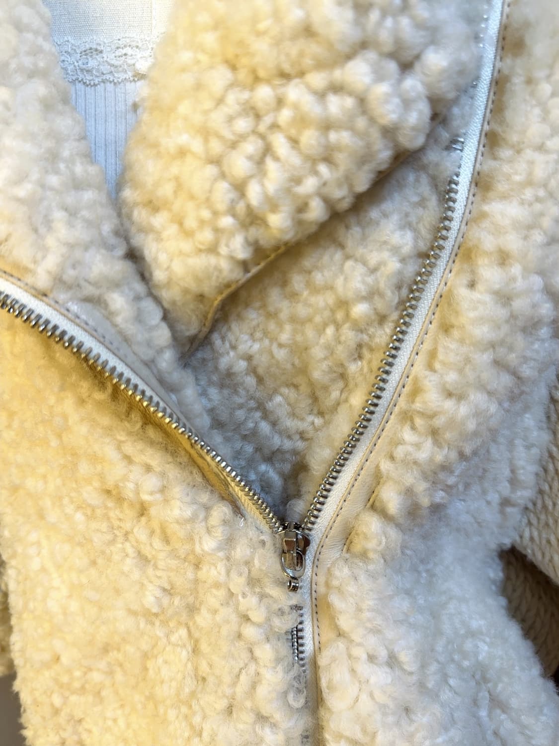 빈티지 토스카나 양털 양가죽 무스탕 상품이미지4