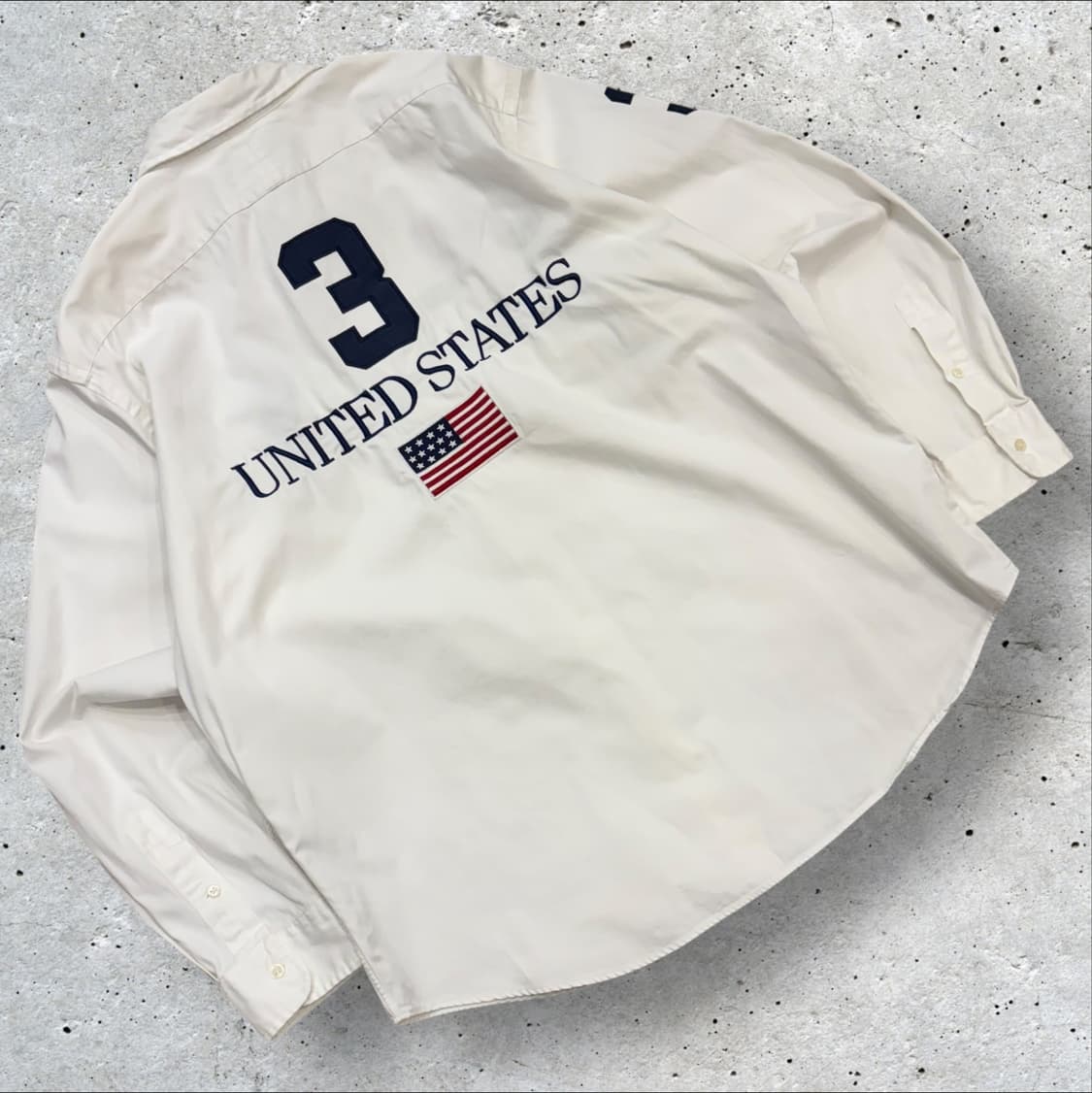 [2XL] 폴로 랄프로렌 US 성조기 셔츠 화이트 C92 상품이미지2