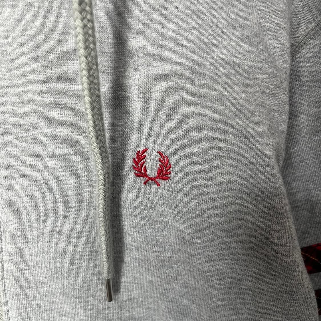 [Fred Perry] 프레드페리 체크 라인 후드집업 상품이미지4