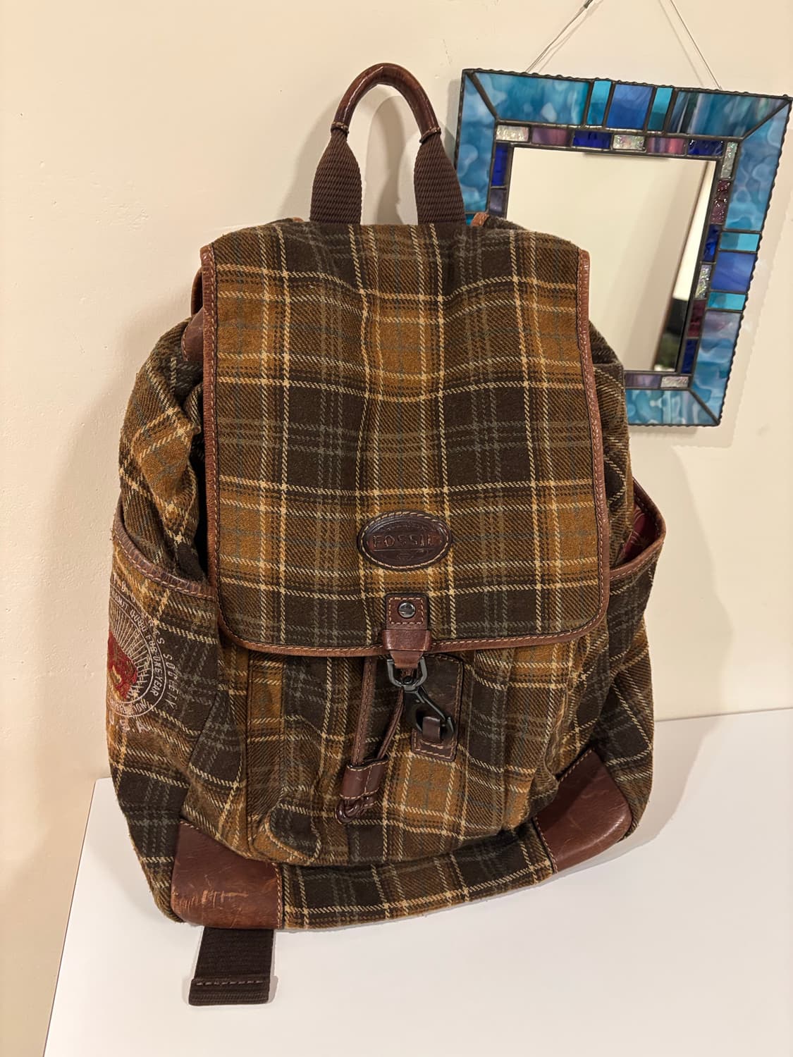 fossil 파슬 체크백팩 상품이미지2