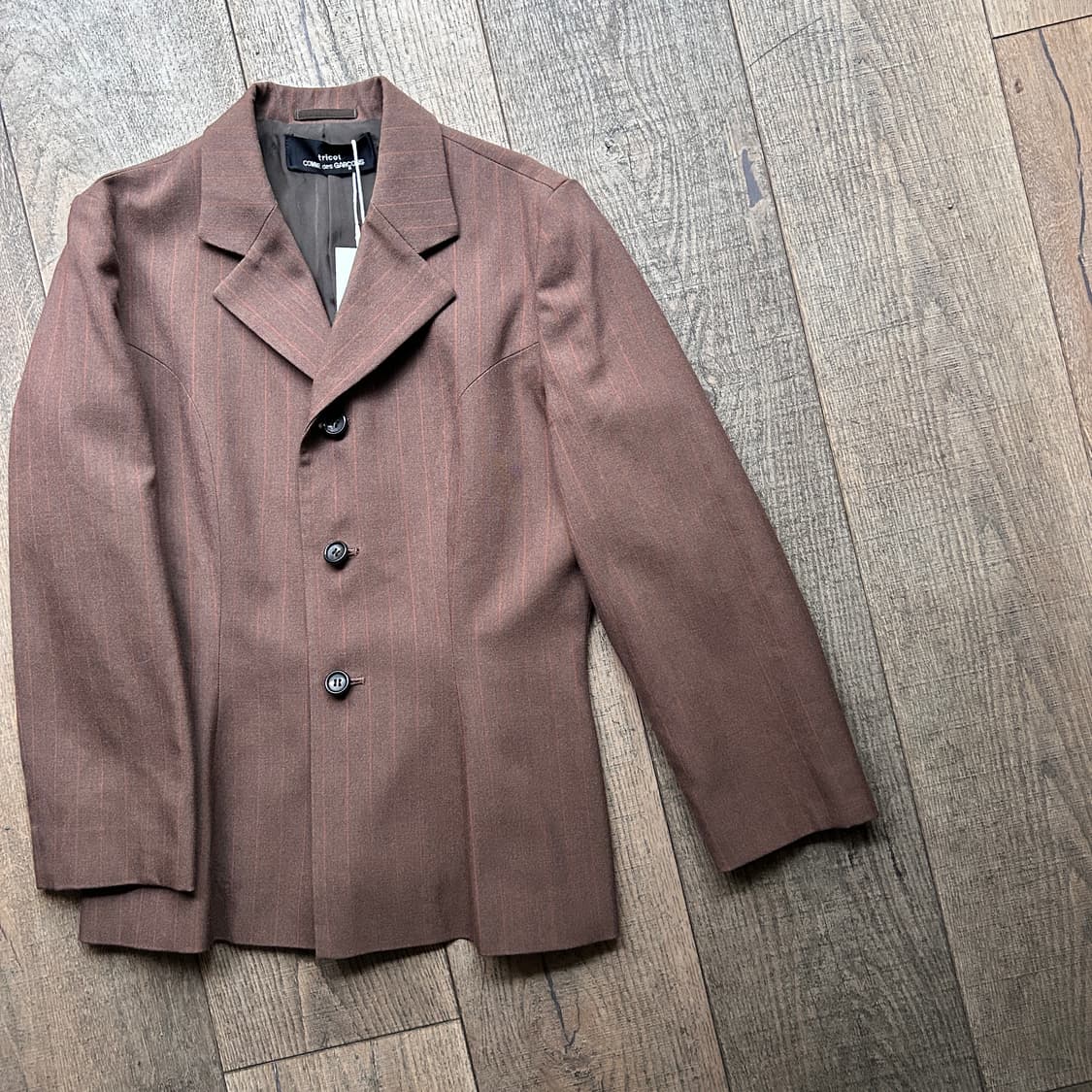 90's Brown Stripe Jacket 상품이미지7