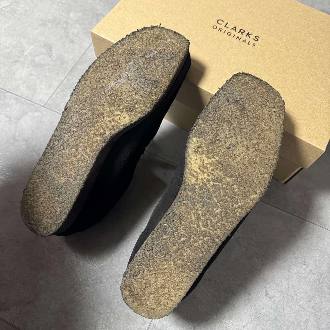 클락스 왈라비 스웨이드 블랙 상품이미지3