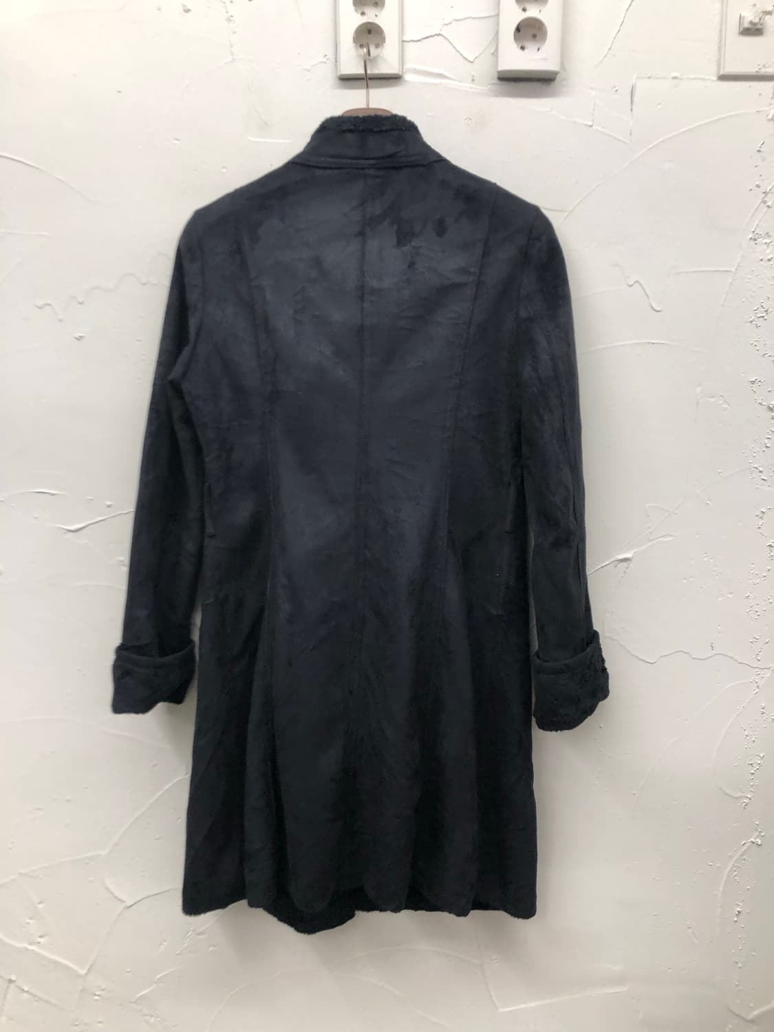 더블 브레스트 시어링 코트 상품이미지2