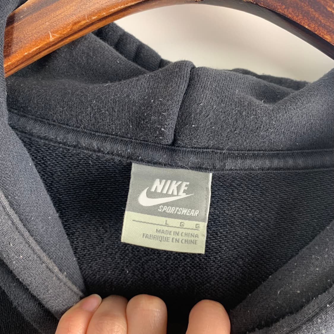 나이키 00s 빅로고 링거 후드티 상품이미지8