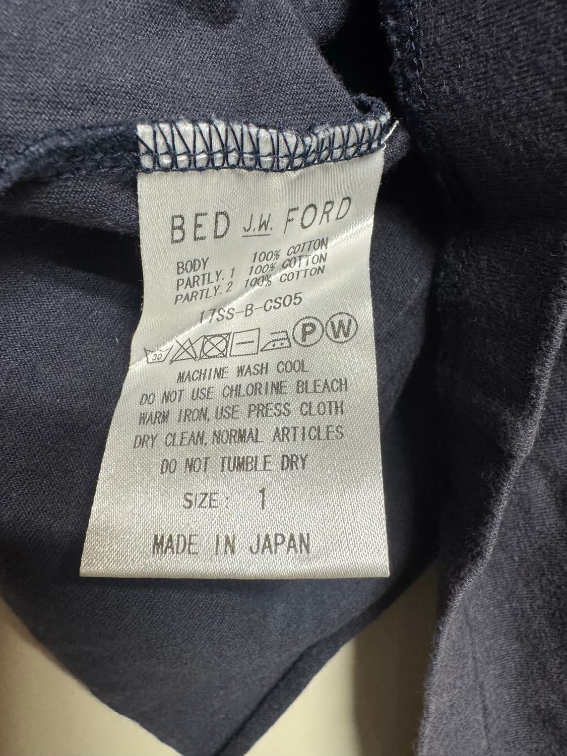 Bed j w ford 17SS 슬리브리스 상품이미지3