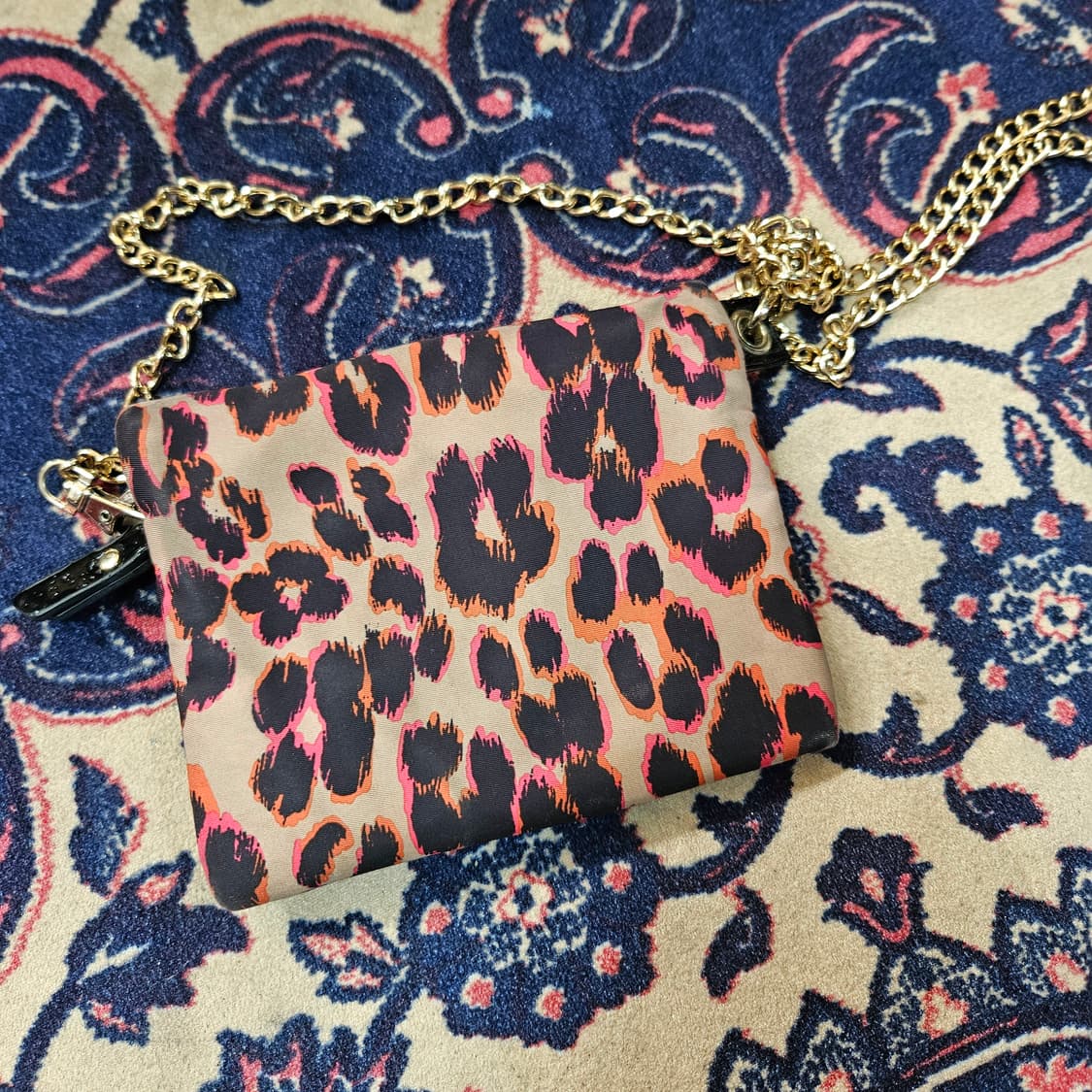 쥬시꾸뛰르 레오파드 체인 크로스 미니백 16 x 12.5 size 상품이미지3