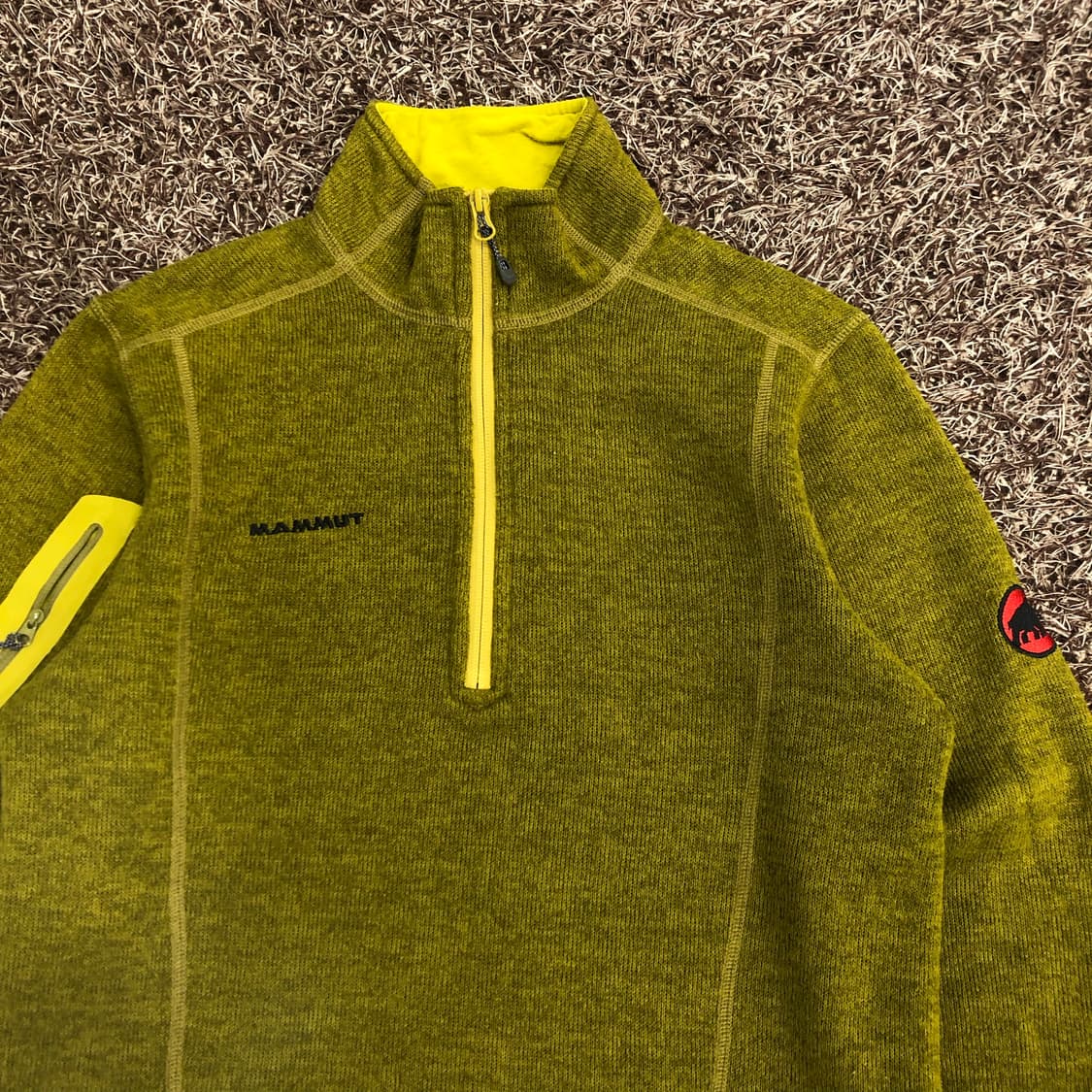 마무트 반집업 폴라텍 써멀프로 풀오버 긴팔티 상품이미지2