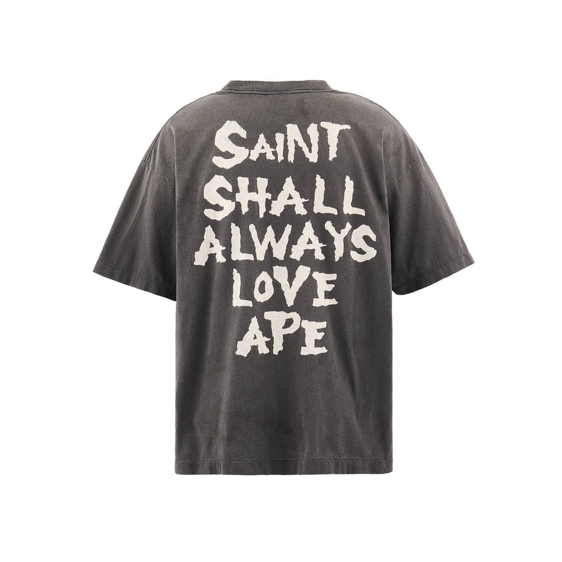 [XL,XXL] 세인트 미카엘 x 베이프 26ss 반팔 블랙 상품이미지2