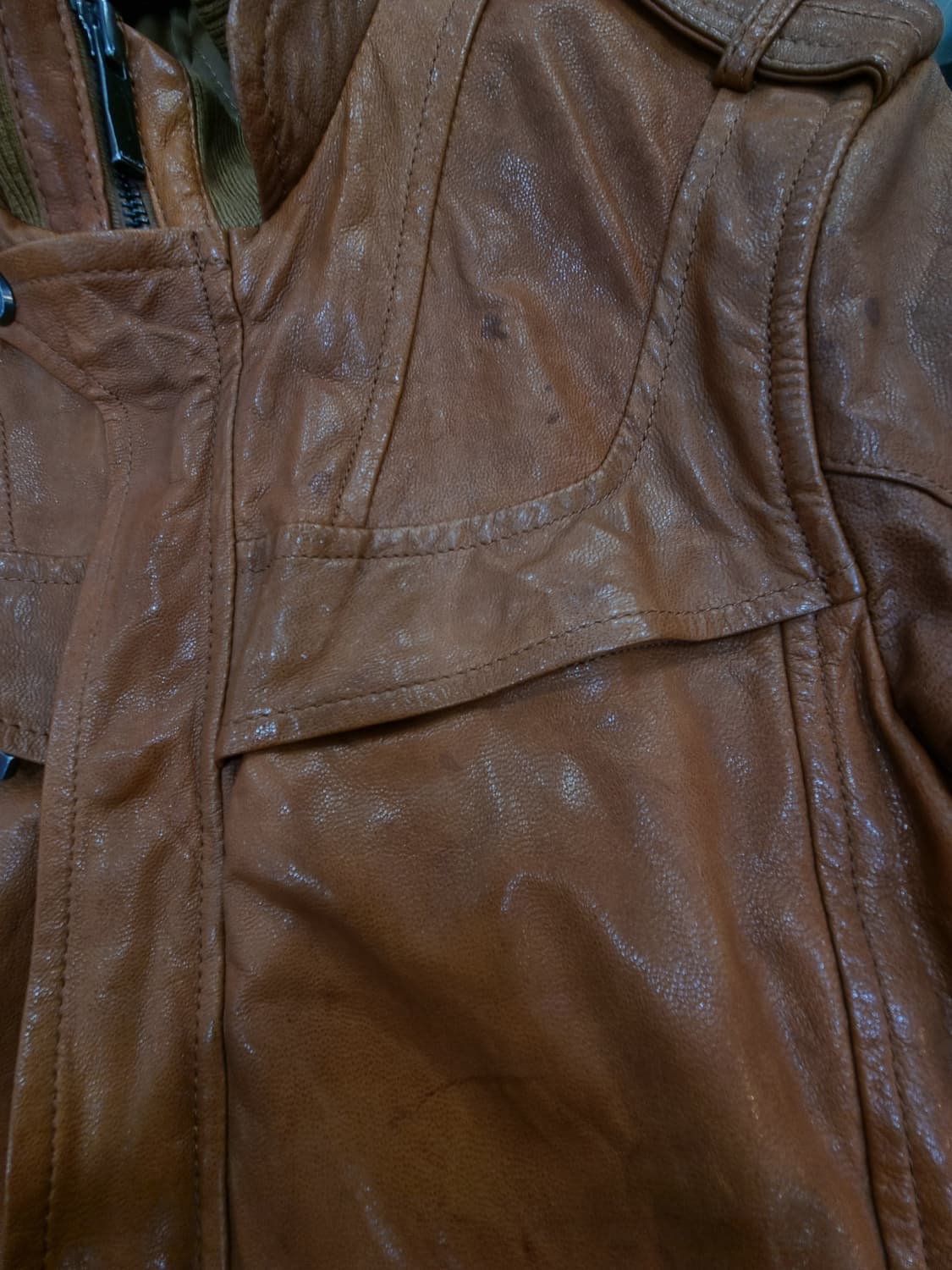 Kinloch Anderson 가죽 자켓 100 상품이미지3