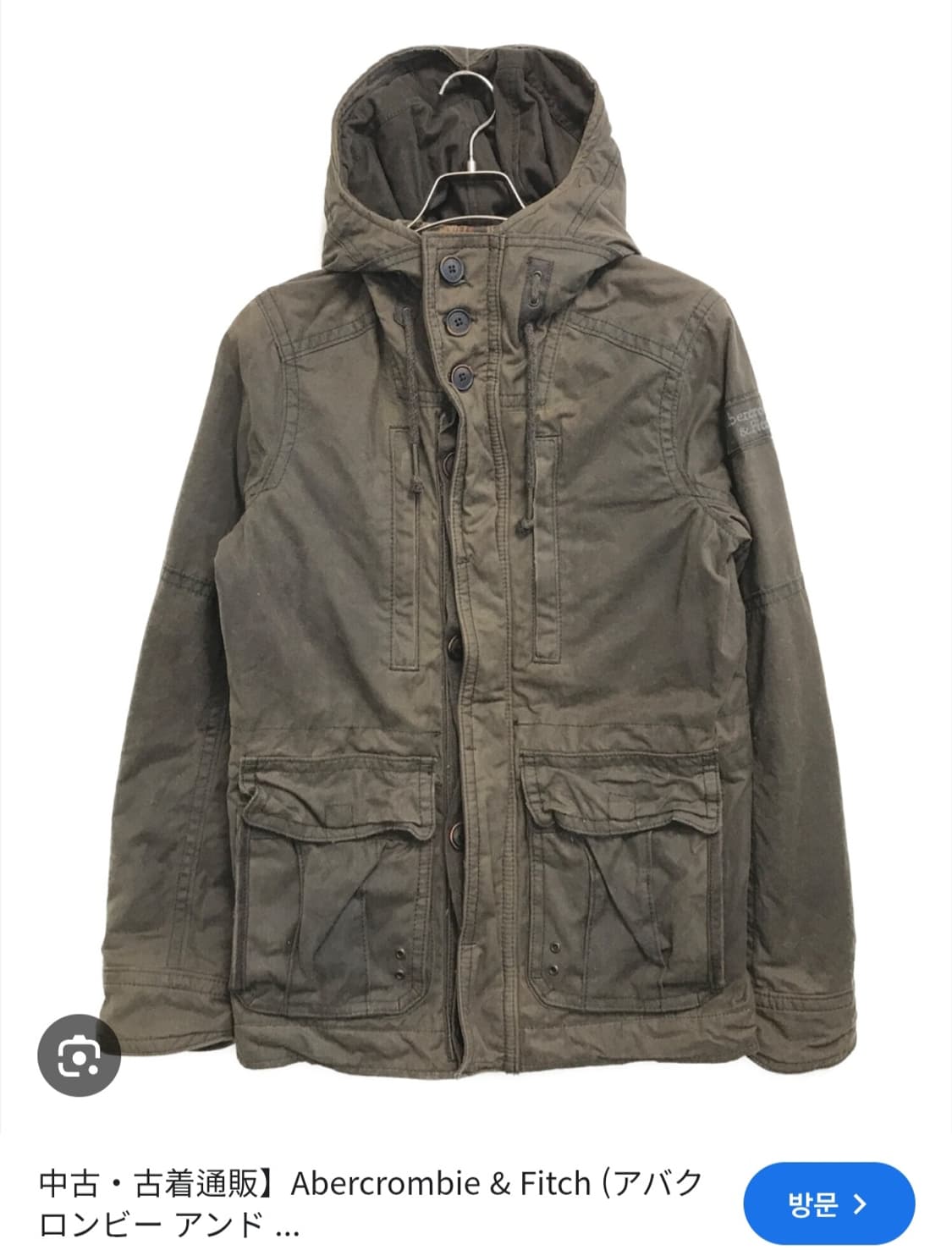 아베크롬비 Abercrombie 보울더브룩 왁스야상자켓 L 105사이즈 상품이미지1