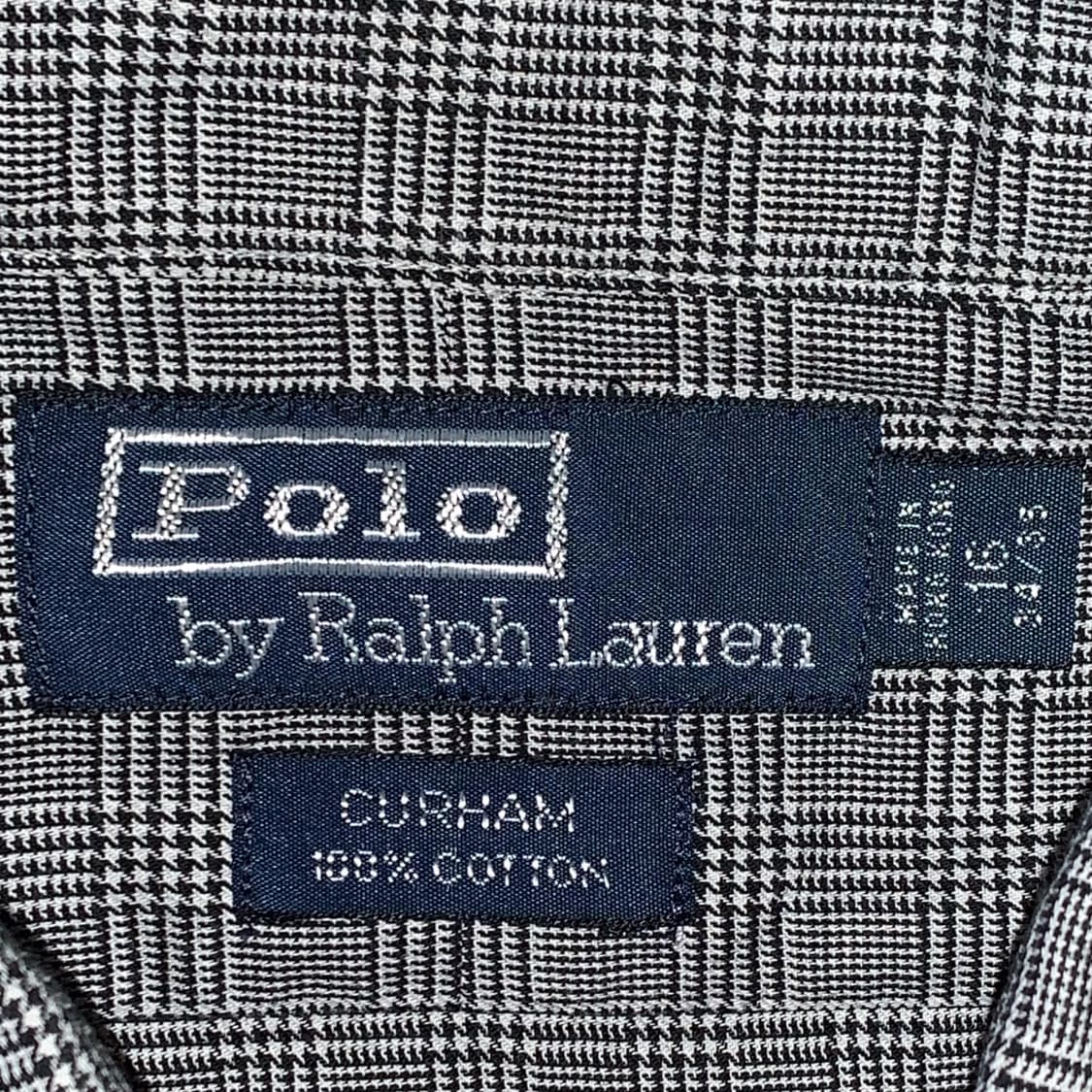 [L] 폴로 랄프로렌 글렌체크 코튼셔츠 커햄 상품이미지4