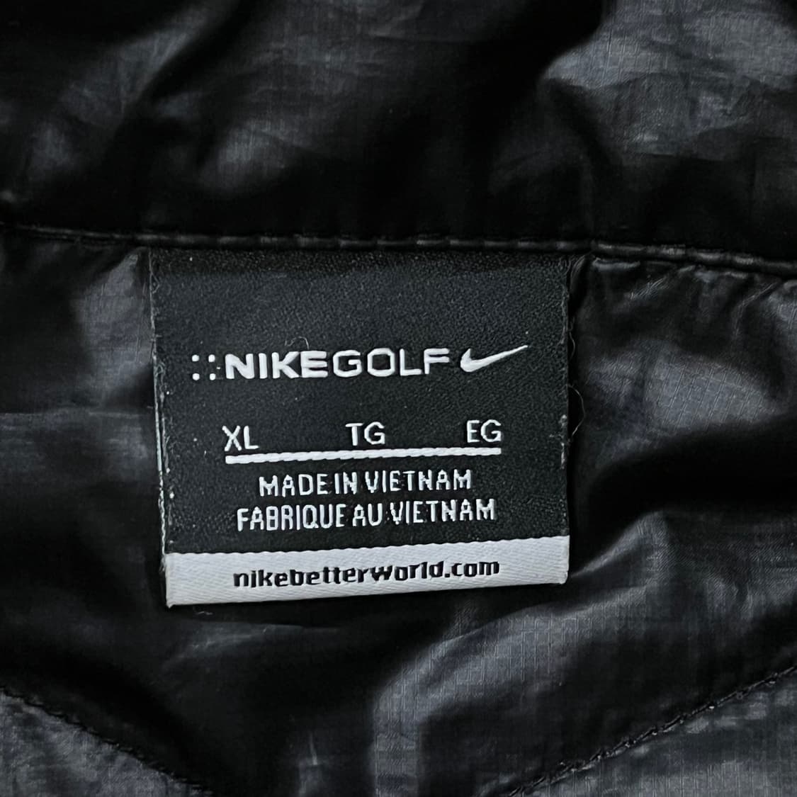 [정품/XL] 나이키 블랙 패딩 점퍼 b14 상품이미지5