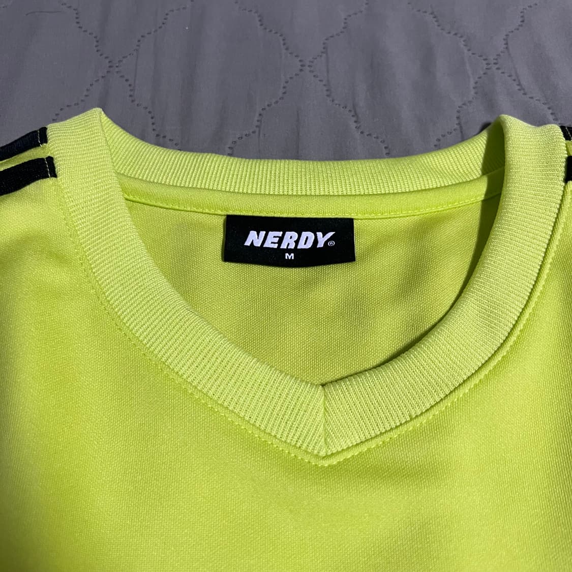널디 NRD 라임 반팔 M 오버핏 반팔티 공용 데일리 스포티 상품이미지2