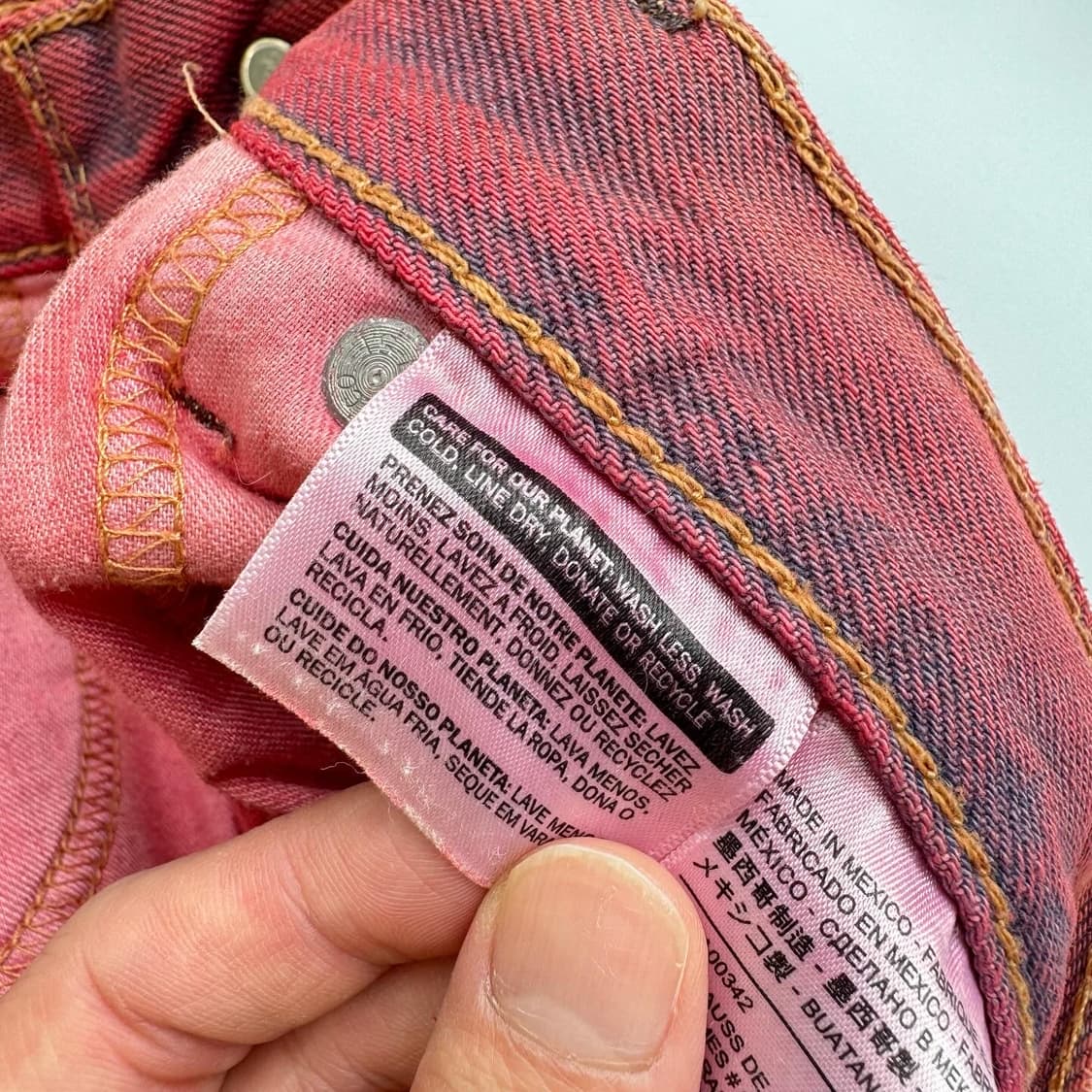 Levis 505  리바이스 505 워시드 데님팬츠 상품이미지8