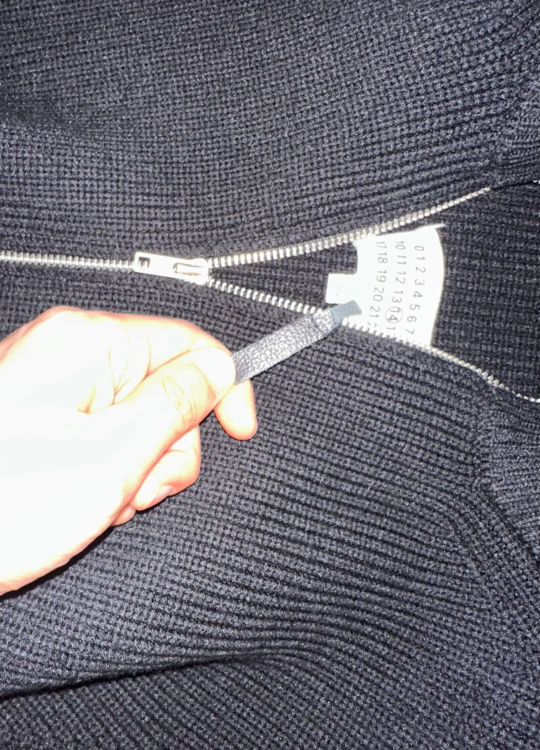 마르지엘라 니트 집업 L 극미중고 상품이미지2