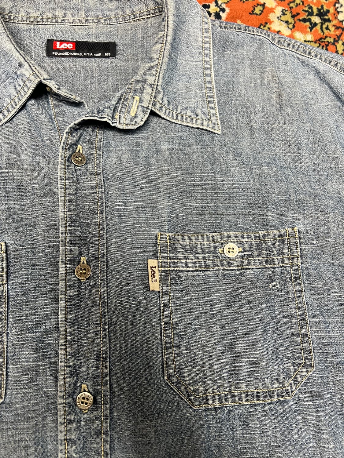 [105] 90s Lee 빈티지 데님셔츠 상품이미지3