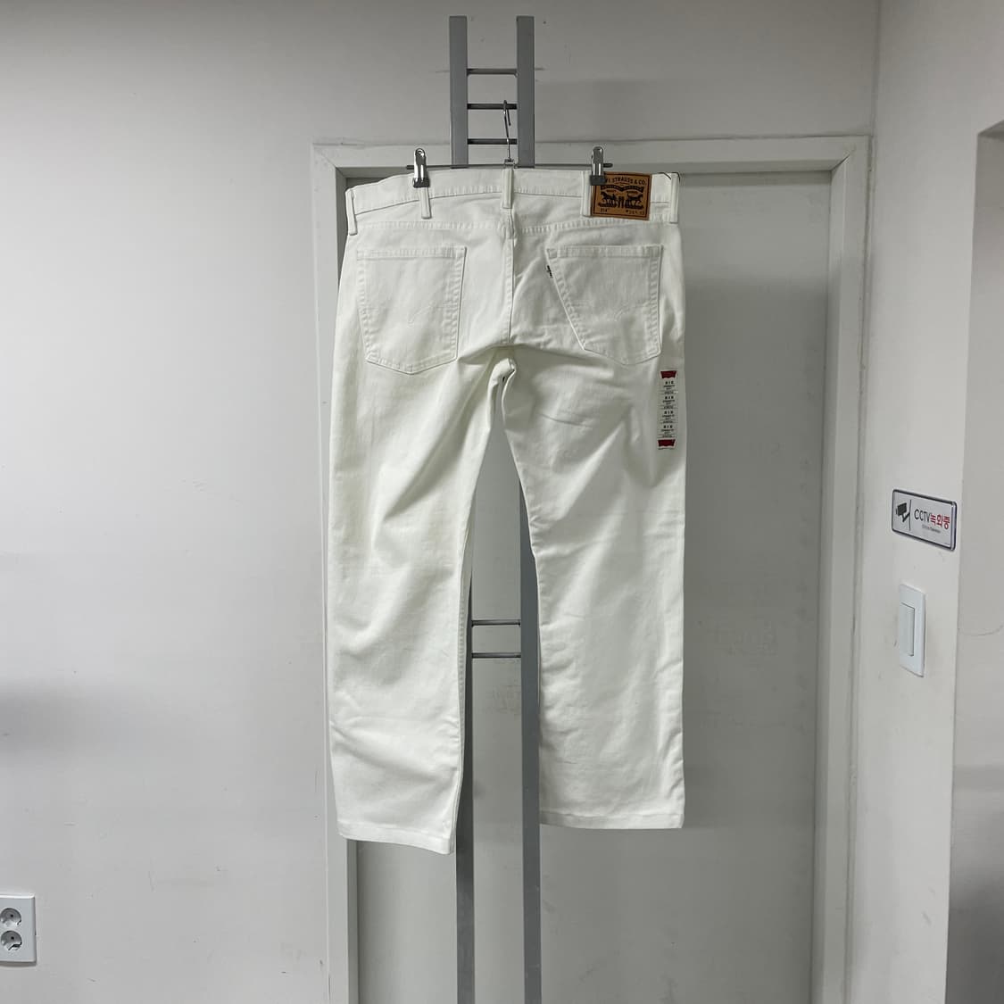 리바이스 514 화이트 데님 팬츠 W38 L32 상품이미지1