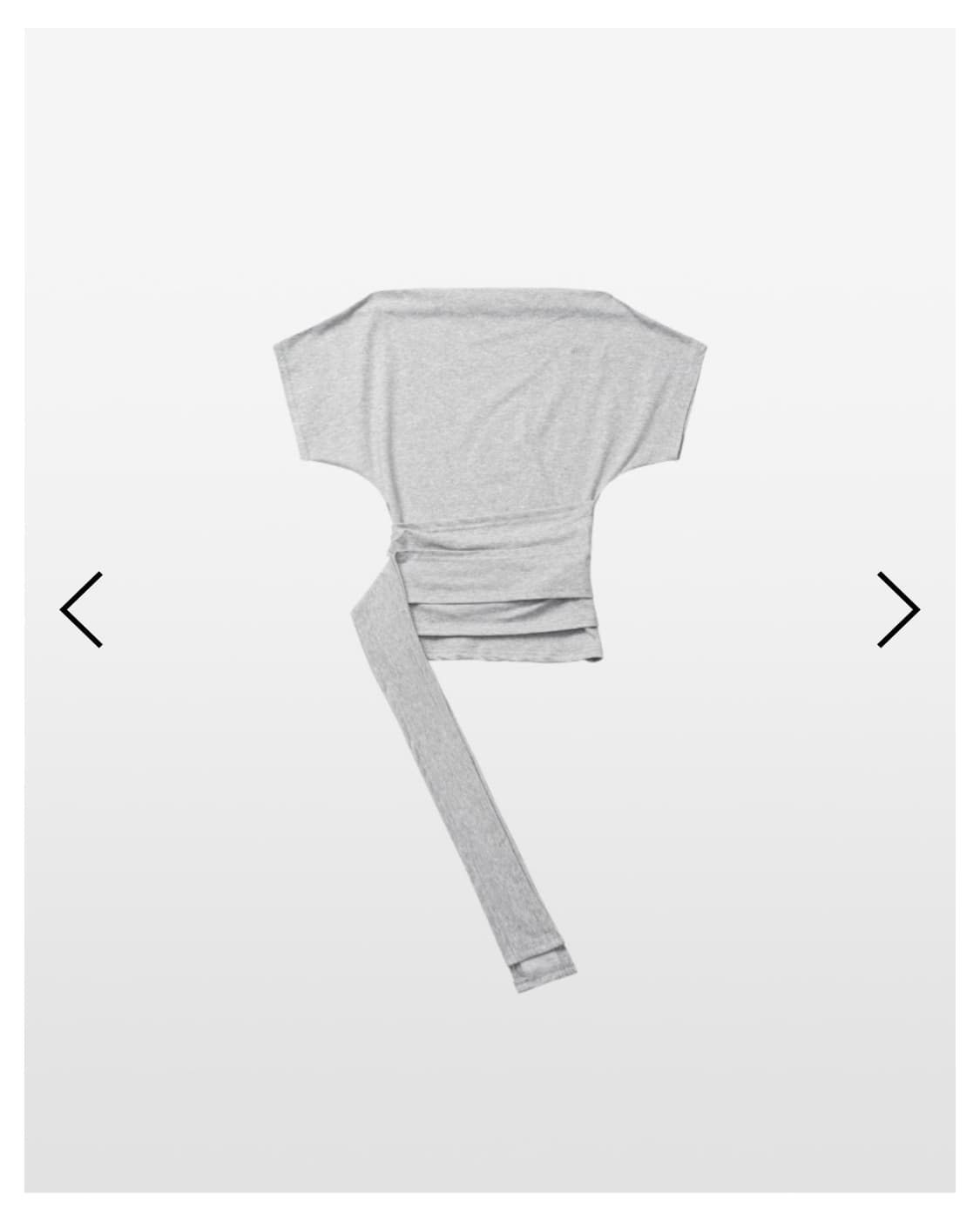 킴서울 BOW-DETAIL BOATNECK TEE 멜란지그레이 상품이미지1