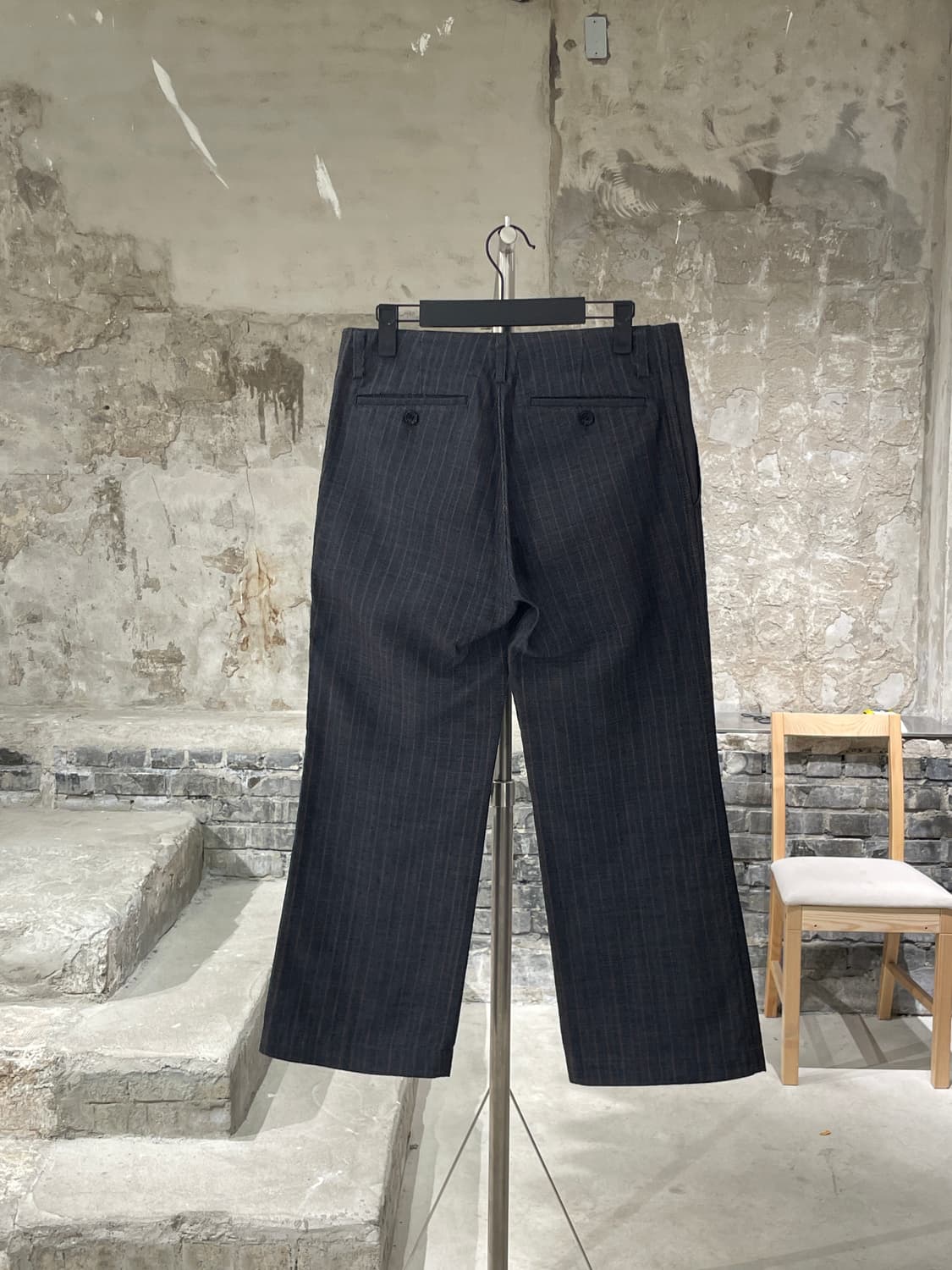 꼼데가르송 트리콧 그레이 ad2005 스트라이프 트라우저 상품이미지6