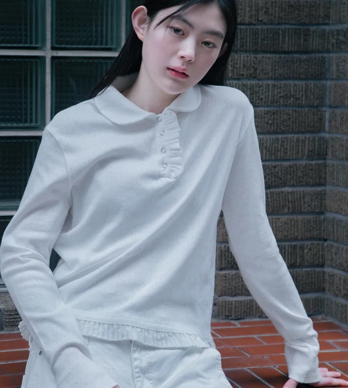 오헤시오 프릴 티셔츠 상품이미지2