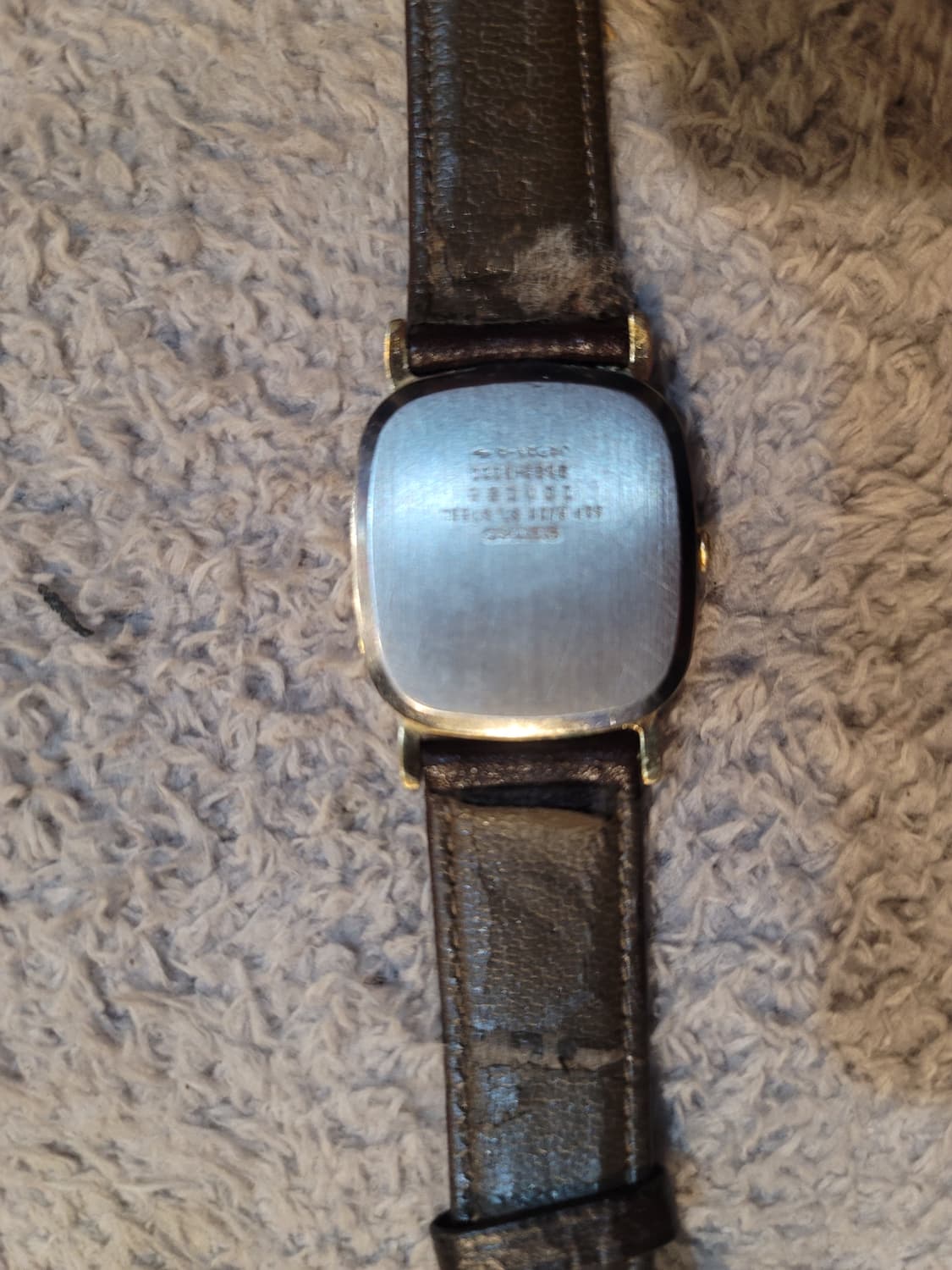 세이코 빈티지 가죽 사각 시계 상품이미지5