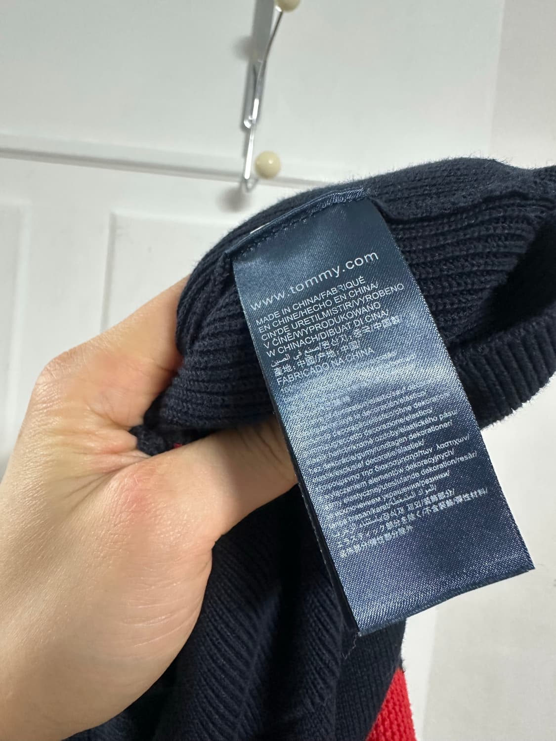 타미힐피거 니트 집업 상품이미지4