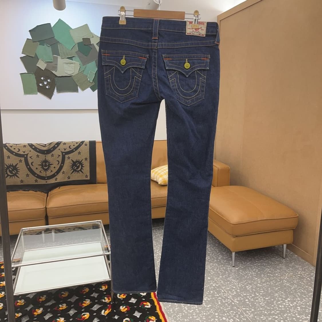 트루릴리전 빌리 올드스쿨 레트로 로우라이즈 데님팬츠 28 C07317 상품이미지4