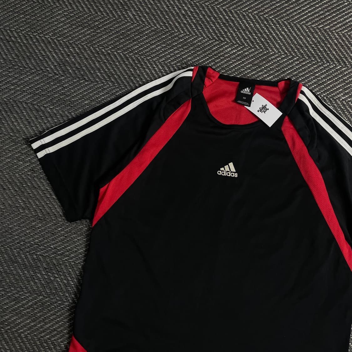 00s 아디다스 올드스쿨 트레이닝 하프 탑 반팔o 3527 상품이미지3