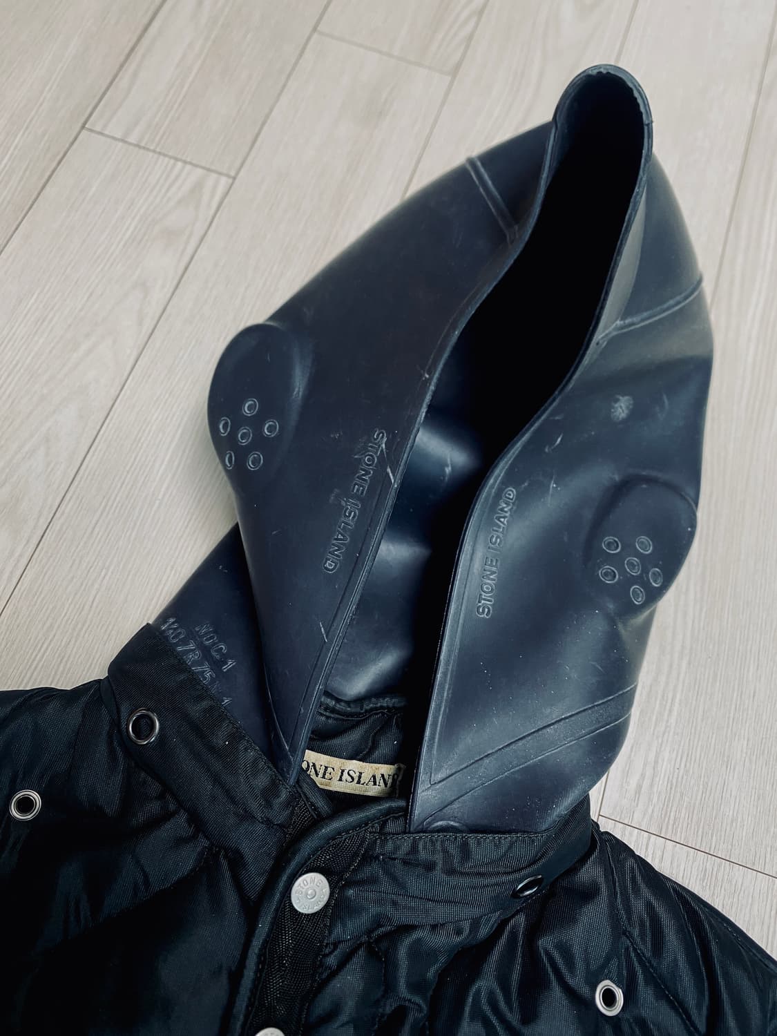 스톤아일랜드 고무 후드 탈부착 이너 패딩(내부 와펜 포켓) 100~105 상품이미지2