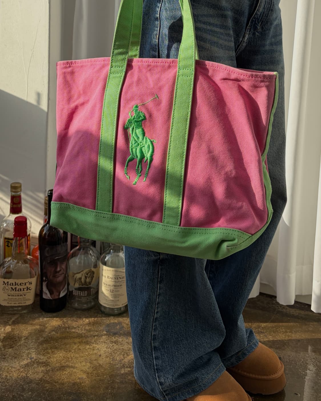 폴로 랄프로렌 빅포니 치프키프 캔버스 토트백 상품이미지1