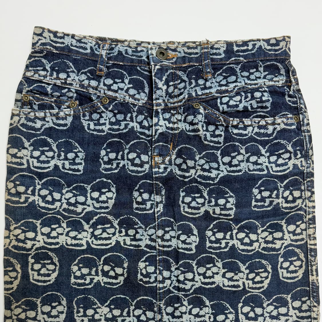 hysteric glamour 스컬 데님 스커트  상품이미지4