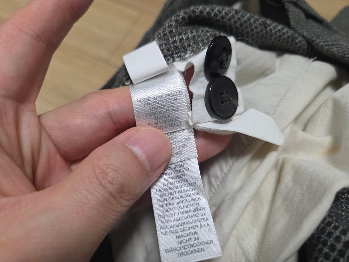 폴스미스 헤링본 짜임 울  슬랙스 팬츠 상품이미지6