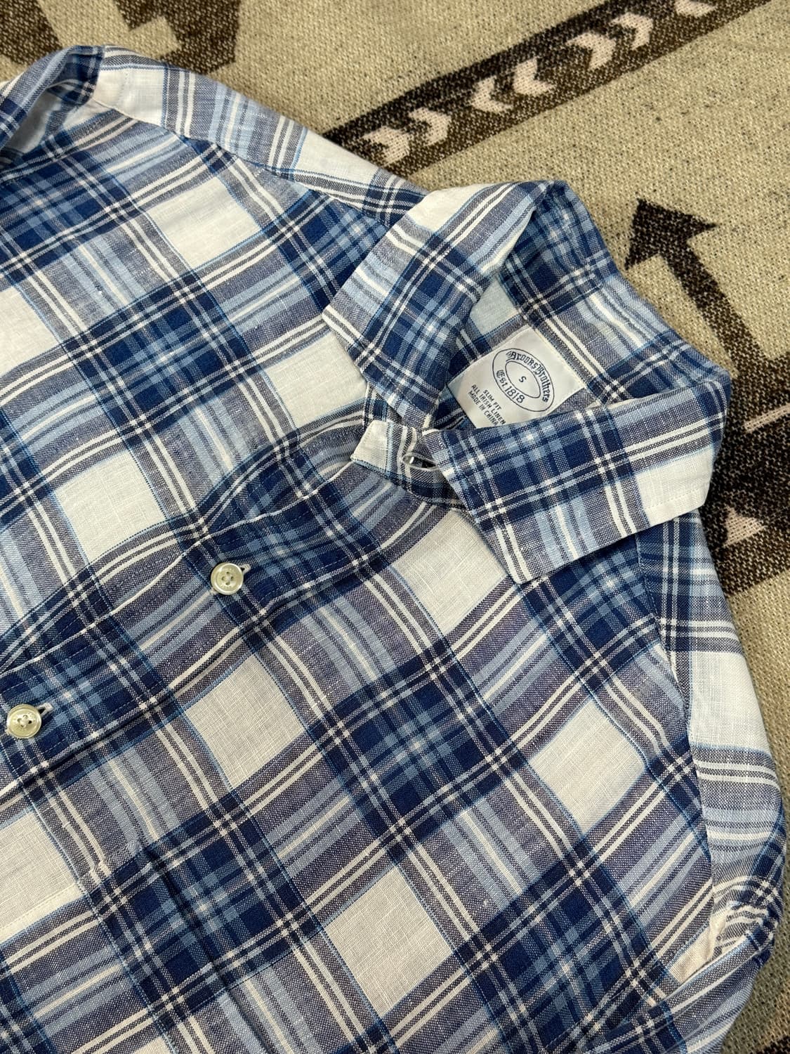 브룩스 브라더스 린넨 셔츠 상품이미지4