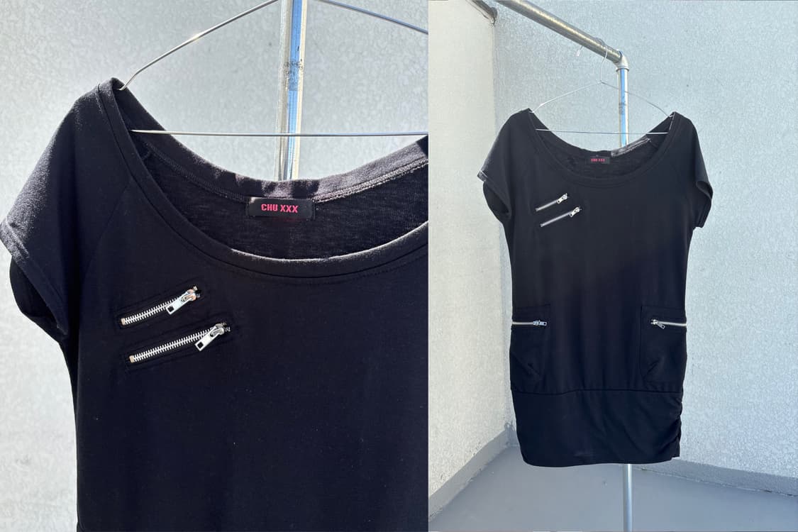 50 four zipper one-piece/top 상품이미지2