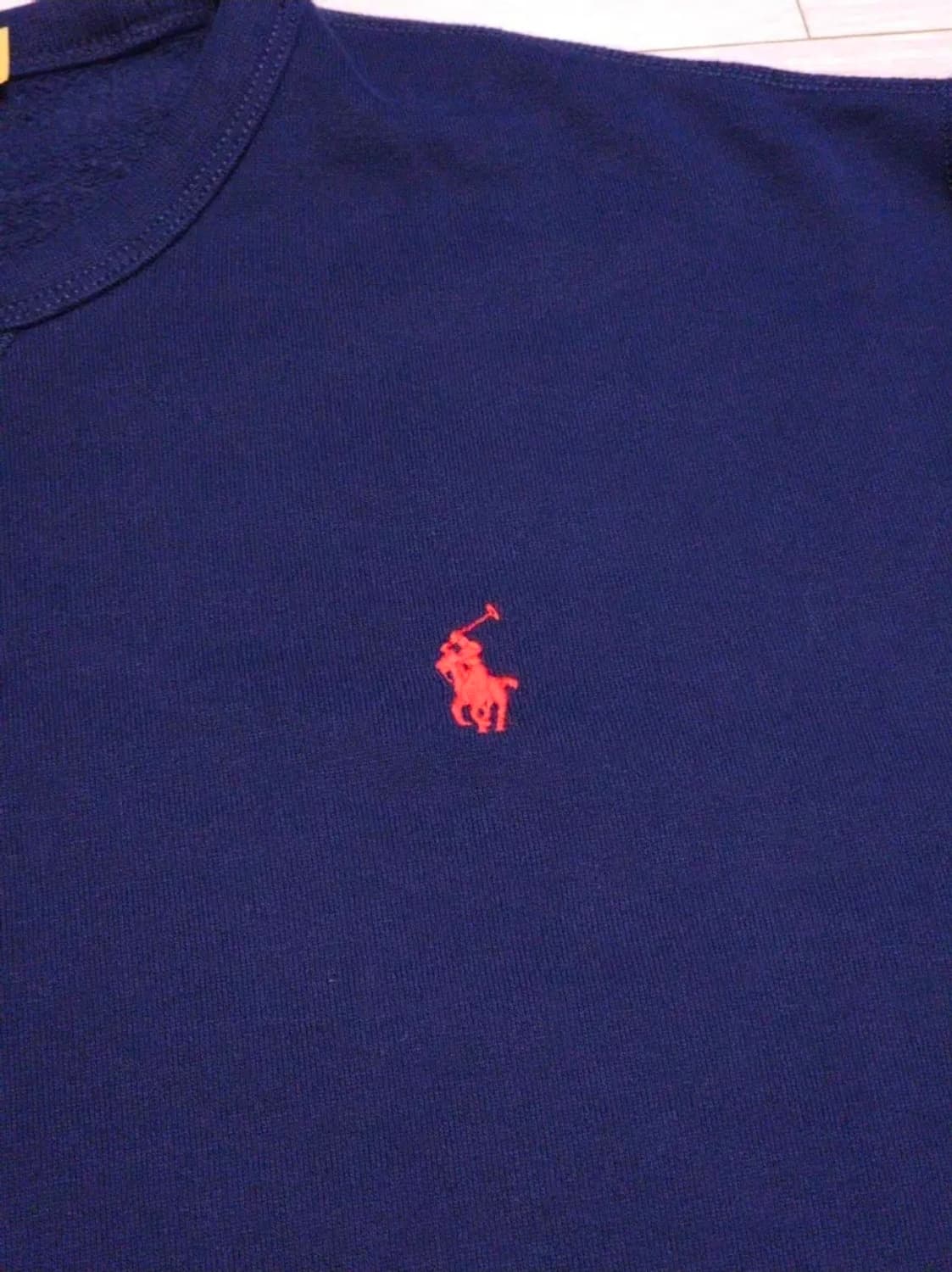 폴로 랄프로렌 RL 플리스 스웨트 셔츠 맨투맨 2XL 네이비 상품이미지2