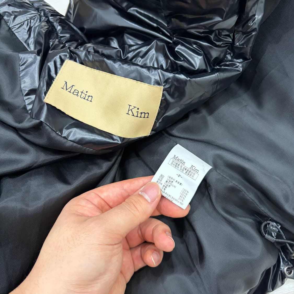 마뗑킴 유광 패딩 F 상품이미지5