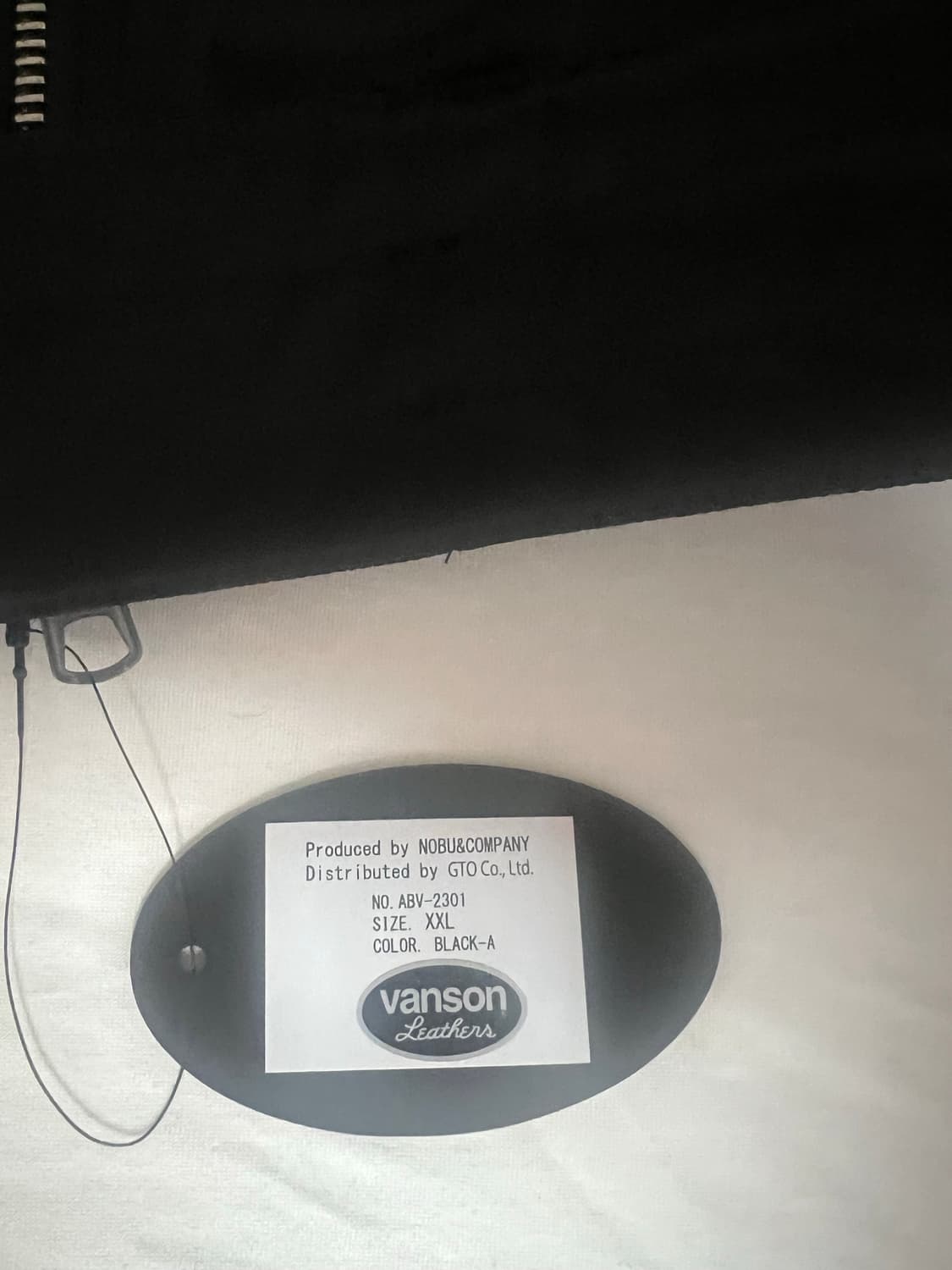 밴슨 본 레더 자켓 새상품  상품이미지4