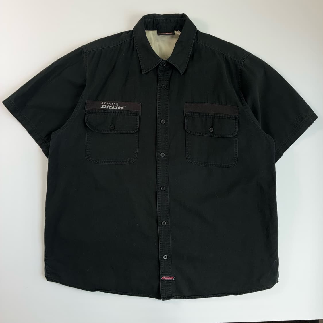 Dickies  디키즈 코튼 블랙 반팔 워크셔츠  상품이미지1