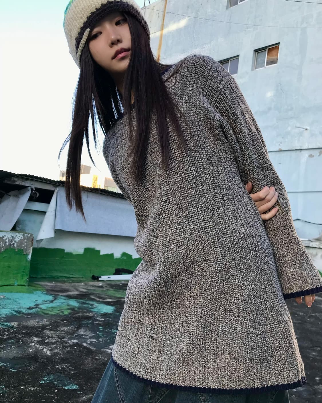 캘빈클라인 루즈핏 니트 상품이미지3