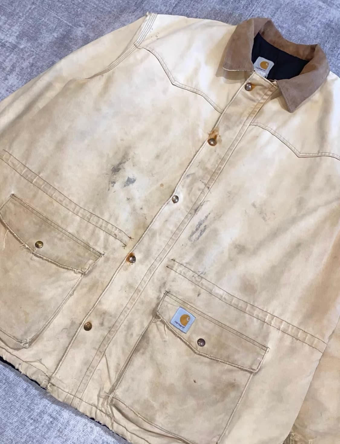 Vintage Carhartt(칼하트) 헌팅 자켓 워크웨어 코트 상품이미지3