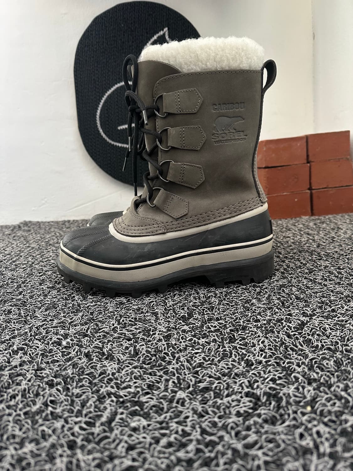 쏘렐 카리부 여성 방한 부츠 그레이 220mm 상품이미지1