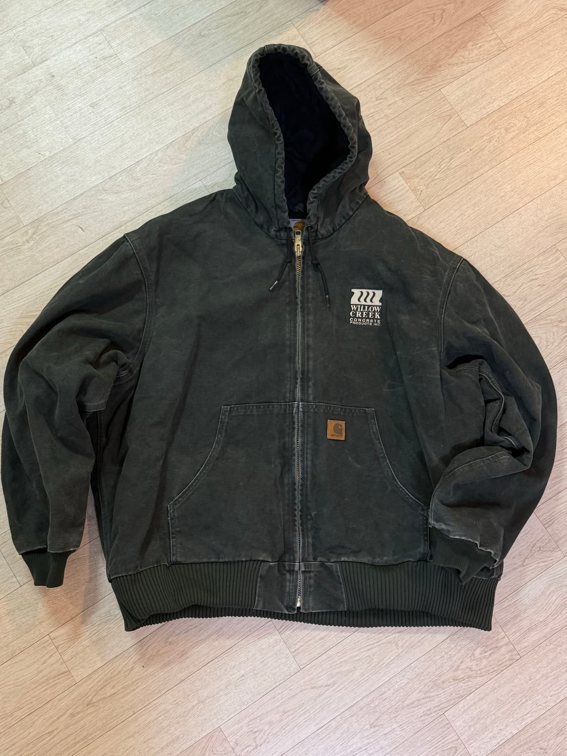 XXL) 빈티지 칼하트 워크자켓 j130 mos 후드집업 상품이미지1