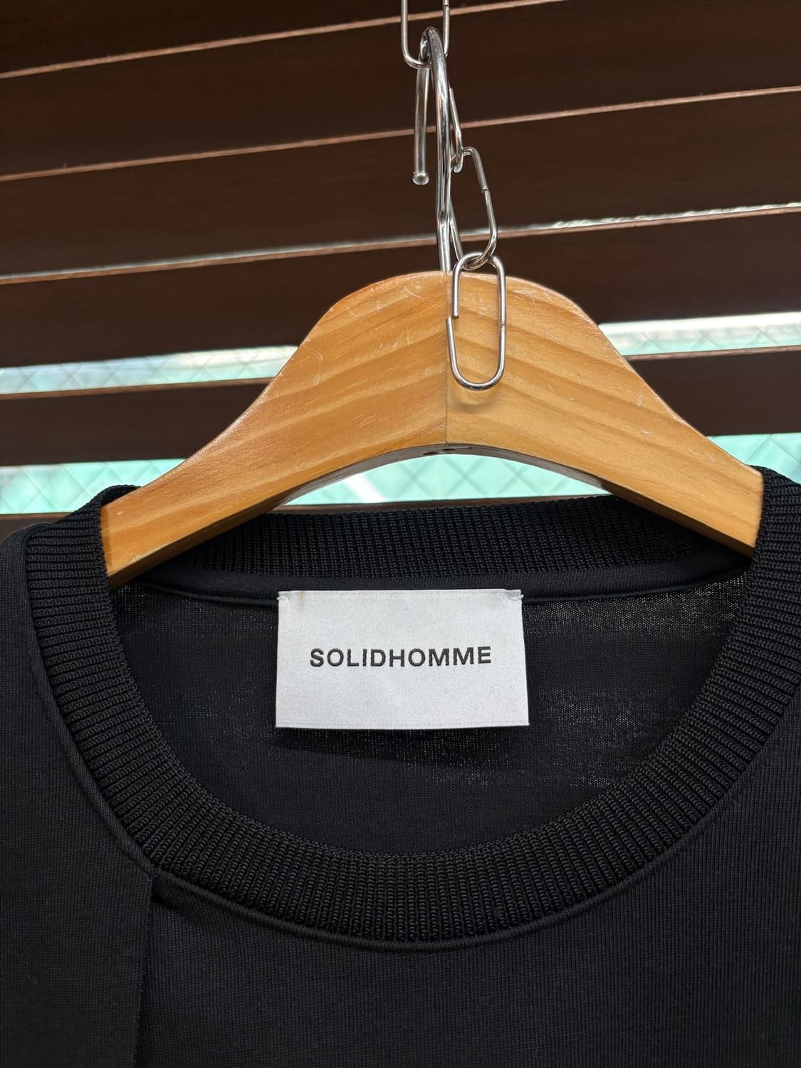 SOLID HOMME 솔리드 옴므 우영미 체크 레이어드 롱슬리브 티셔츠  상품이미지7