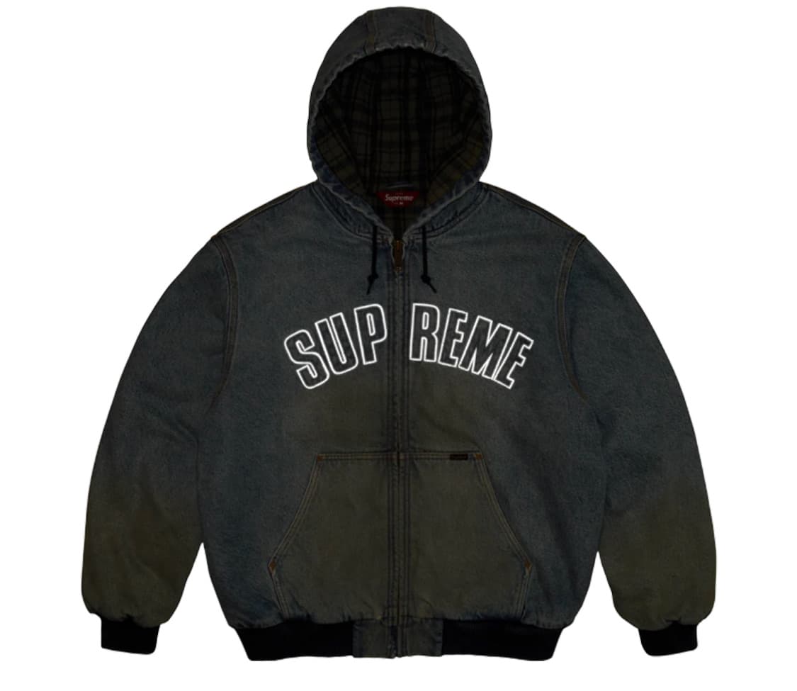 슈프림 후드 워크 자켓 데님 상품이미지2