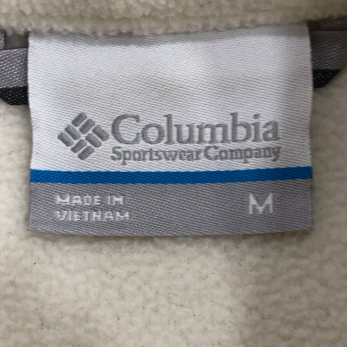 컬럼비아 아이보리 플리스 집업 후리스 자켓 상품이미지4