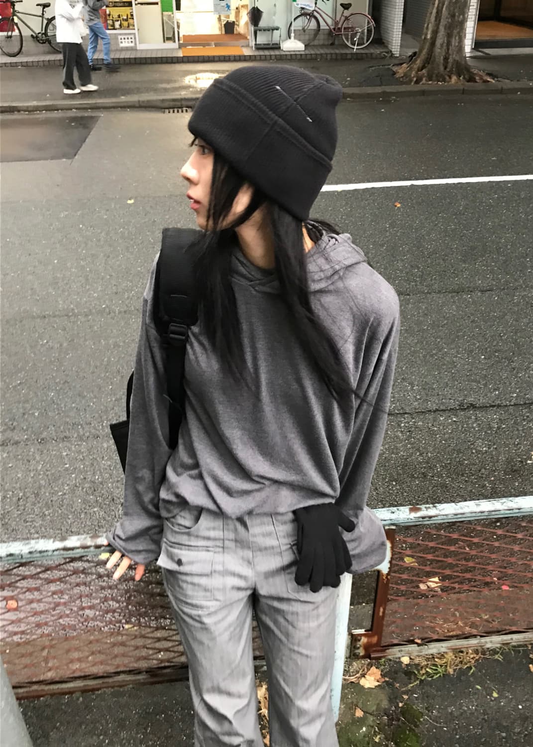 우화 넥워머 후디 롱슬리브 상품이미지1