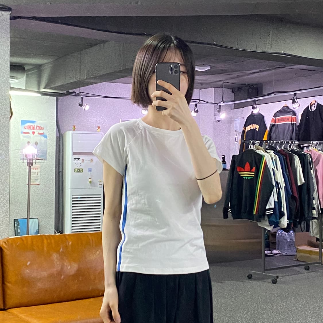 파르티멘토 넘버 스트라이프 반팔티 B4679 상품이미지1