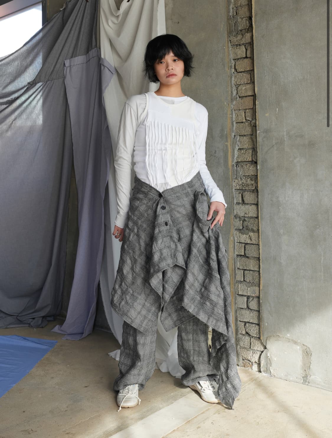 0tape WRAP SKIRT 상품이미지2