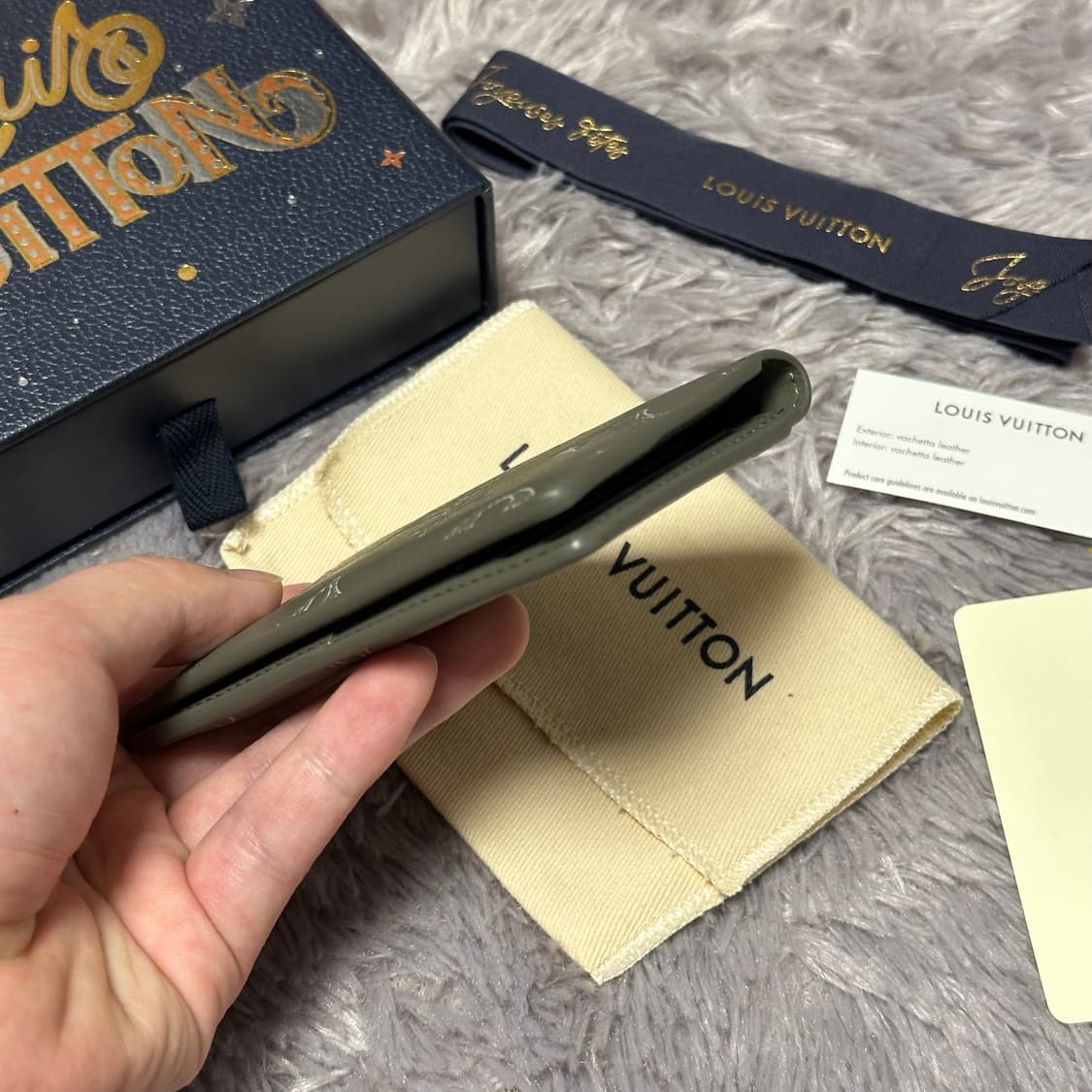 [풀구성] 루이비통 이클립스 쉐도우 오거나이저 카드지갑 카키 상품이미지6